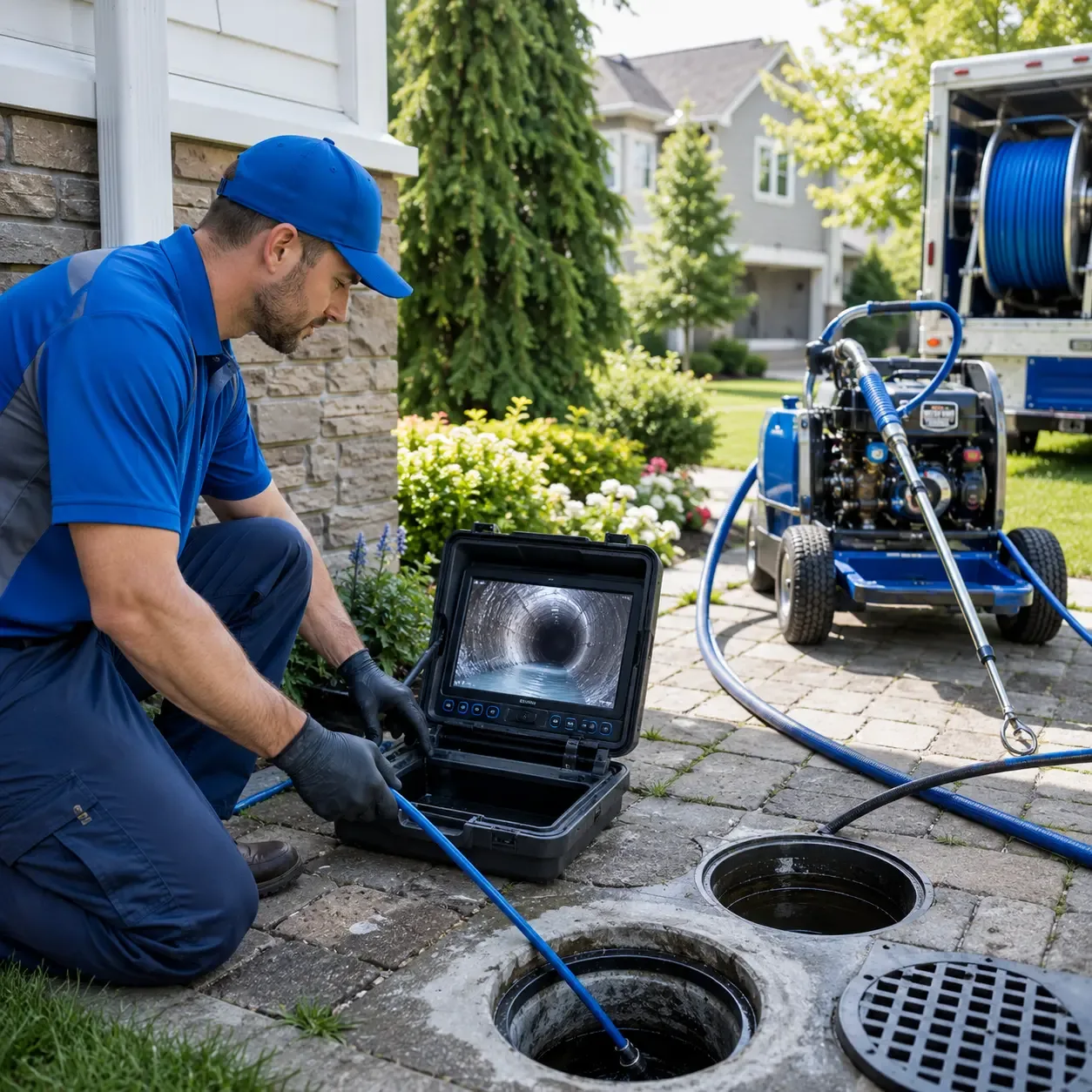 Outdoor drain cleaning professionals serving Winslow, IL